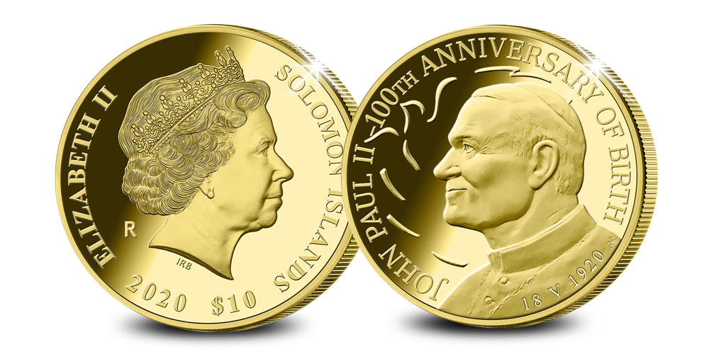 Hulpeloosheid Demonteer Gezamenlijk Koop munten online - Gouden munt - 100e verjaardag Paus JP II - 1/10 oz - Gouden  munten – Het Belgische Munthuis