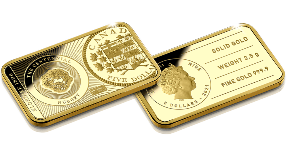 micro evenwichtig heuvel Koop goud online - Klondike goudbaar - puur 24-karaats goud - Goud – Het  Belgische Munthuis