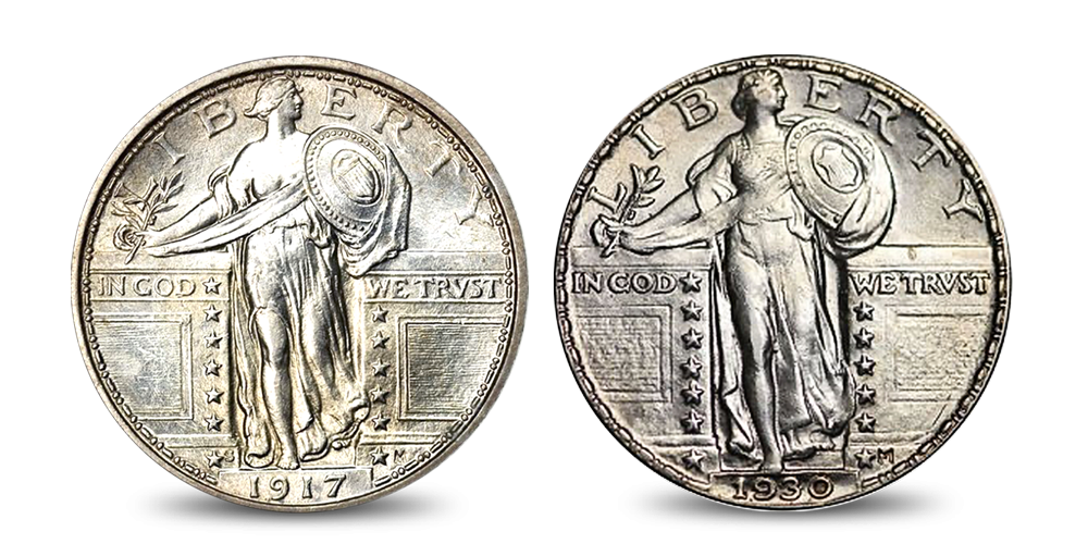 hefboom Kruik Discrimineren Koop munten online - Zilveren Dollars - Standing liberty set - Zilver .900  - Zilveren munten – Het Belgische Munthuis